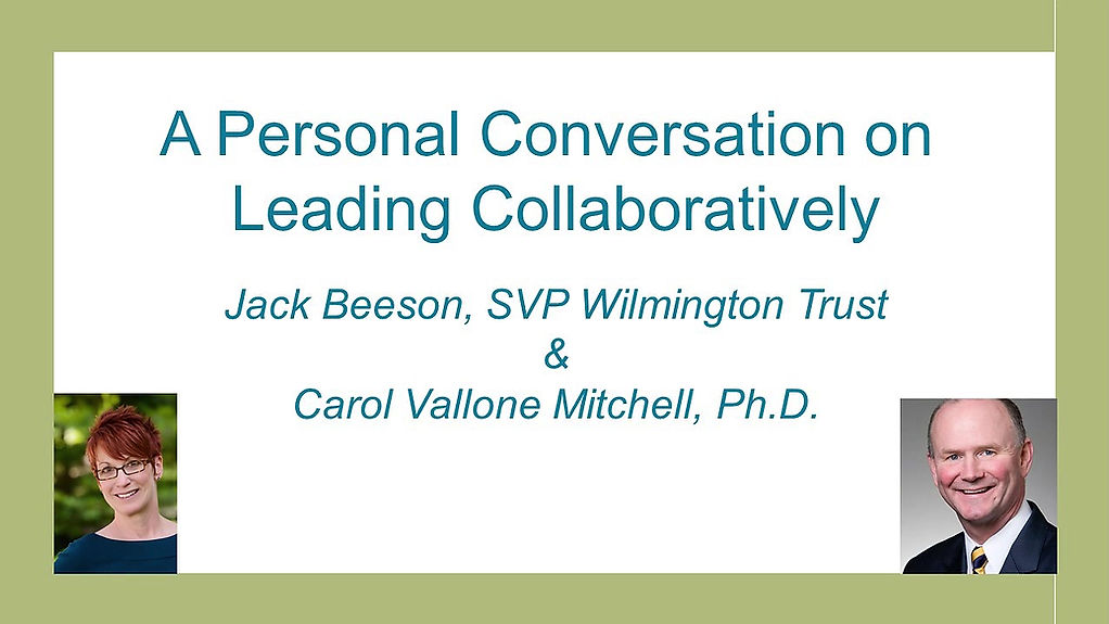 Conversation with a Collaborative Leader